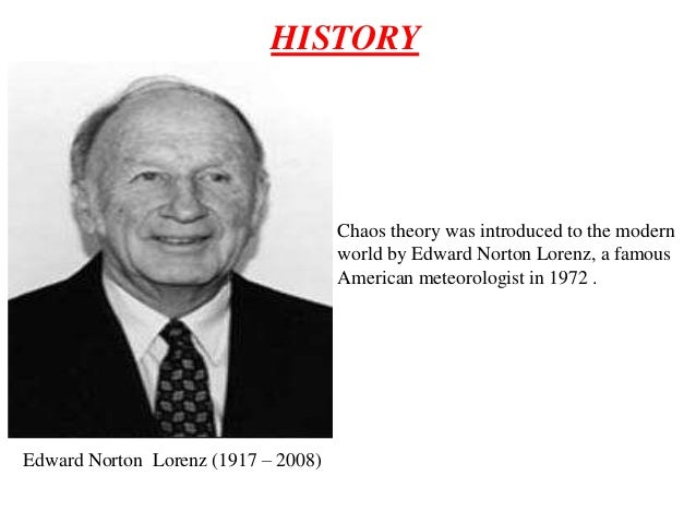 edward lorenz chaos theory